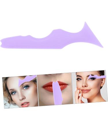 FRCOLOR 2pcs Silicone Beauty Ruler Makeup Bag Eyelash Tool Applicator Eyeshadow Travel Small Tools Wing 1 count (Pack of 1) Violetx2pcs - Buy Online on GoSupps.com