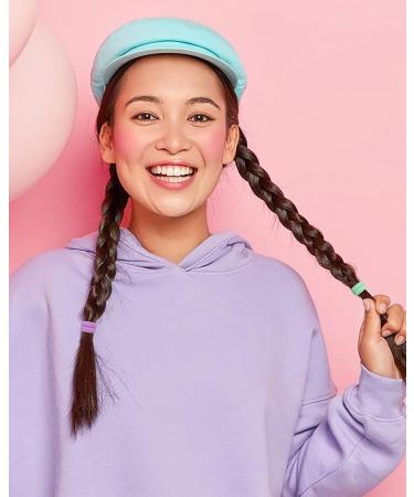 Jollybows 300 PCS Colorful Mini Hair Ties for Girls Elastic Hair Accessories for Toddlers Babies & Children 30 Vibrant Colors (1 inch / 2.5 cm) - Buy Online on GoSupps.com