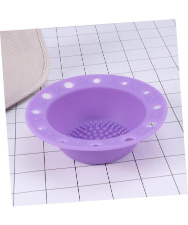 minkissy 1pc Makeup Brush Scrubber Makeup Brush Cleaning Pad Cleaner Brush Pad Cosmetic Brush Cleaner Silicone Brush Cleaner Makeup Cleaner for Makeup Brush Cup Tool Purple Make up medium Purple - Buy Online on GoSupps.com
