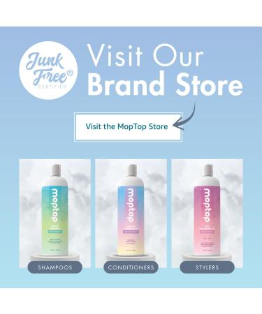 MopTop Daily Conditioner - Natural Hair Moisturizer with Aloe Sea Botanicals & Honey | Reduces Frizz & Color Safe | Ideal for Curly Wavy Thin & Coily Hair (8 oz - Buy Online on GoSupps.com