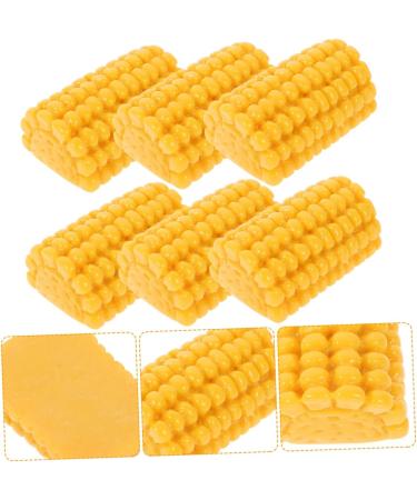 POPETPOP 120 Pcs Simulation Corn Hand Decor Headpiece Diy Crafts Supply Small Slices Small Corn Toys Animal Toys Phone Shell Ornament Mini Toys for Headdress Chick Charm Child Resin - Buy Online on GoSupps.com