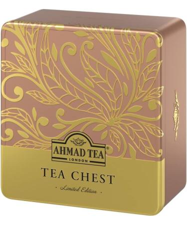 Ahmad Tea Tea Chest Four Caddy - 40 Enveloped Tea Bags - 40 Count - Buy Online on GoSupps.com