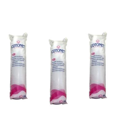 360-part set made of cotton and slices made of 100 % cotton no baby no escape into the toilet made in Italy 3 packs of 120 pieces