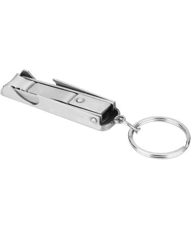 Mini Tool Key Chain Ring Nail Cutter Clippers Bottle Opener Stainless Steel Portable for Key Organization and Daily Use - Buy Online on GoSupps.com