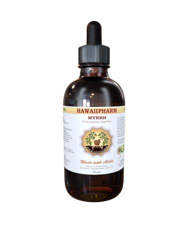 HawaiiPharm Myrrh (Commiphora myrrha) Liquid Extract Myrrh Herbal Supplement Made in USA 4 fl.oz 4 Fl Oz (Pack of 1)