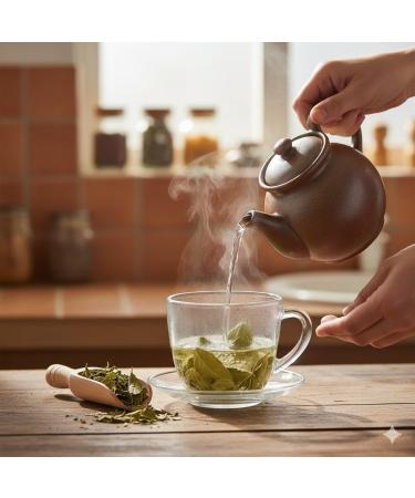 The Herbera Boldo Chilean boldo Peumus Boldus in loose leaves boldo herbal tea infusion for the wellbeing of the digestive system gentle relaxing effect and antioxidant support intense - Buy Online on GoSupps.com