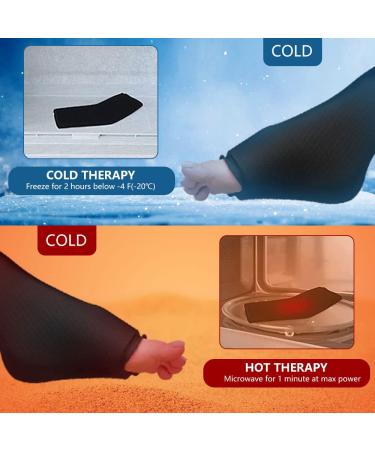 ACOHICE Ankle Brace Ice Pack for Injuries - Reusable Gel Pack for Plantar Fasciitis, Achilles Tendonitis, Heel Pain Relief and Swelling - Buy Online on GoSupps.com