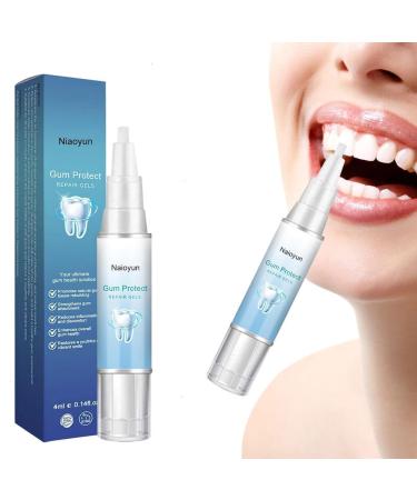 4ML Gum Shield Therapy Gel 2024 New Receding Gums treatments Regrow Soothing Gel Gum Shield Therapy Gel for Deep Cleaning Stains and Tartar Oral Care#4ml