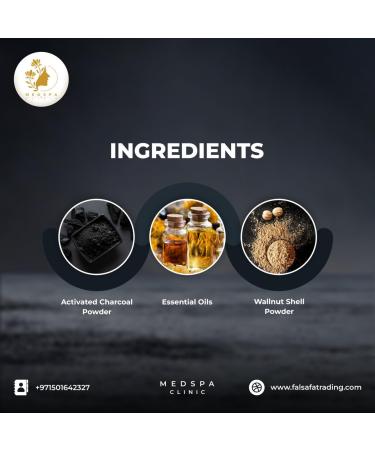 MedspaClinic Charcoal Face Scrub Natural Gentle Exfoliating Treatment 500ml - Buy Online on GoSupps.com