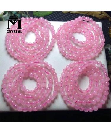 Natural Crystal Rough Natural Rose Quartz Crystals Bead Stones Wealthy Stones Bracelet Make of Tumbled Stones - (Color: Rose Crystal Size: Three Circles) - Buy Online on GoSupps.com