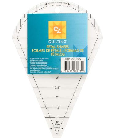 EZ Quilting EZ International 882670189 Petal Shapes Template Yellow - Buy Online on GoSupps.com