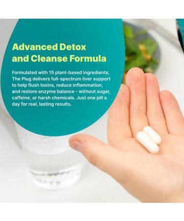 The Plug Liver Cleanse Detox & Repair Milk Thistle (Silymarin) Turmeric Dandelion Root & Vitamin B Herbal Capsules for Liver Digestive & Immune Support Non-GMO Gluten-Free Kosher 60 Capsules - Buy Online on GoSupps.com