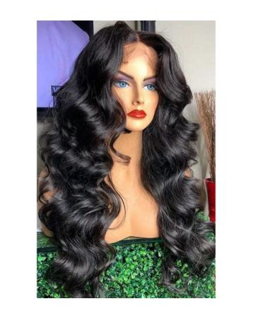 Buy BGHJUE N Black Perm Short Synthetic Wig - 50% Human Hair Heat Resistant Soft & Smooth Wigs for Women - International Shipping Available - Buy Online on GoSupps.com