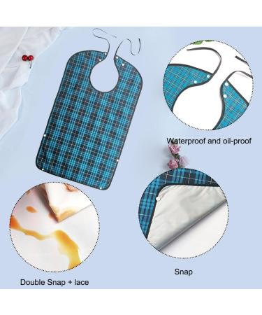 Karells Adult Bibs - Stylish & Functional 50x35cm Bibs for Men Women & Disabled | Perfect for Eating - Buy Online on GoSupps.com