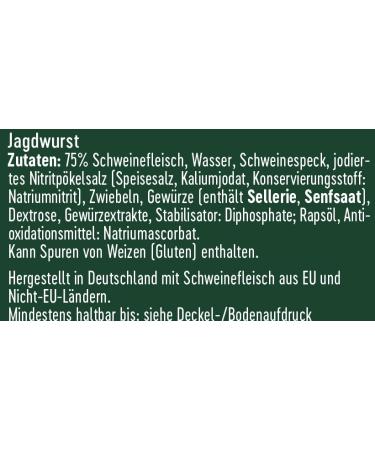 Dreistern Jagdwurst 160g - Premium German Hunter Sausage | Buy Online Internationally - Buy Online on GoSupps.com