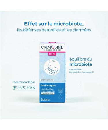 Calmosine IMM Microbiotic - Baby Food Supplement - Supports Natural Defenses - Dropper Bottle - 10ml - Made in France - Buy Online on GoSupps.com