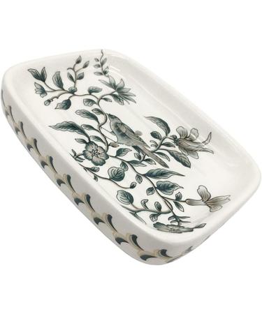 Amosfun 3pcs Ceramic Hand-painted Soap Dish Soap Holder Tank Storage Organizer Soap Container Soap Stand Soap Dishes for Bathroom Creative Soap Dish Bathroom Soap Dish White Ceramics Tray - Buy Online on GoSupps.com
