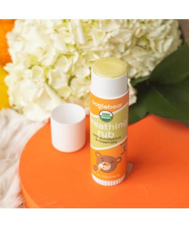 oogiebear Baby Breathing Rub Made with Naturally Soothing Eucalyptus & Rosemary USDA Organic Safe for Babies 3 Months & Older 0.5 Oz Balm - Buy Online on GoSupps.com