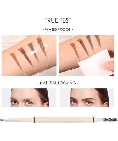 Retractable Eyebrow Pencil Waterproof and Sweat Resistant Professional Mimics Hair Like Brushstrokes Makeup - Buy Online on GoSupps.com