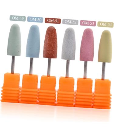 Healeved Nail Drill Bits Manicure Drill Bits Grinder Head Nail Grinders Drill Bits Nail Drills for Acrylic Smoothing Gel Kit for Nails Silicone Buffing Bits Bur Nail File To Rotate Major 7.00X1.00X1.00CM As Shown - Buy Online on GoSupps.com