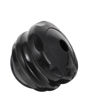 Gleavi 1stk massage ball rolling time tool k Rpermassager ball Skin rolling massage.Facial massage roller.Muscle roller trigger point massage device Self-massage PP fasciitis fitness yoga 6.5x6.5x6.1cm black