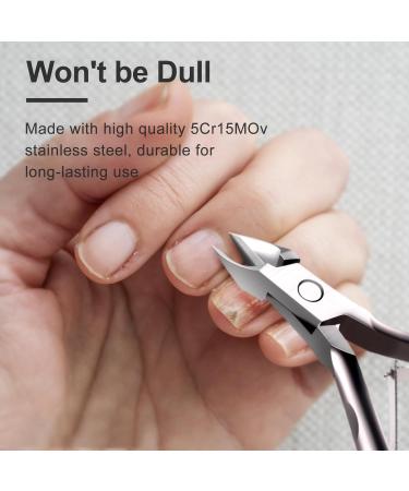 Professional Stainless Steel Cuticle Trimmer & Pusher Set | Sharp Nail Tools for Perfect Cuticles - Buy Online on GoSupps.com