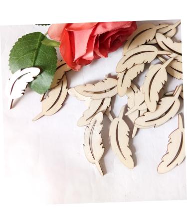 VILLCASE Wall Macrame 50 Pcs Carved Decor DIY Wooden Decor Manual Bamboo Accessories Wall Decor - Buy Online on GoSupps.com
