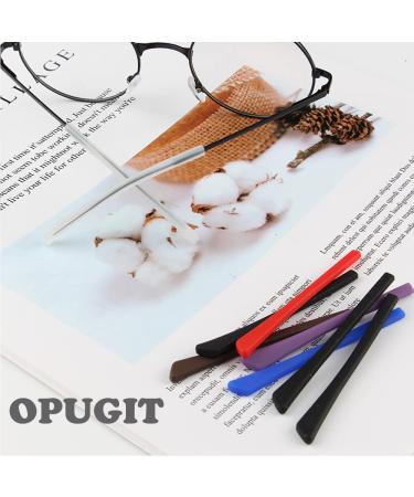 OPUGIT Silicone Eyeglass Replacement Temples - 8 Pairs Black - Buy Online on GoSupps.com