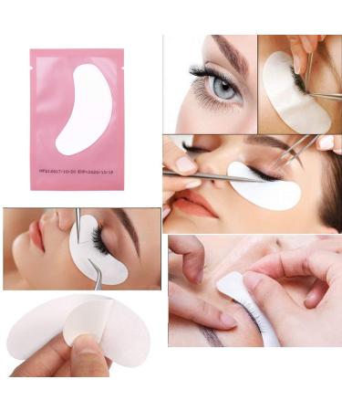 Buy 3x100 Lint Free Eye Gel Patches & Glue Rings for Eyelash Extensions - Pink Combo - International Shipping Available - Buy Online on GoSupps.com