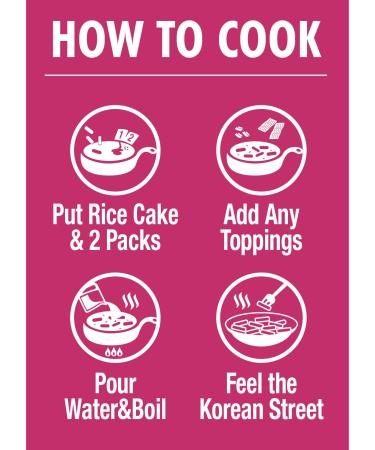 Kost Hongdae Tteokbokki - Spicy Korean Rice Cake Snacks for Gourmet Lovers | Easy to Cook 6 Pieces - Buy Online on GoSupps.com