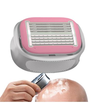 Shaver for Bald Head Selfcutting Trimmer for Head and Beard Waterproof Hair Trimmer Care Kit For Scalp Beard Face Arms Daily Use All Pink