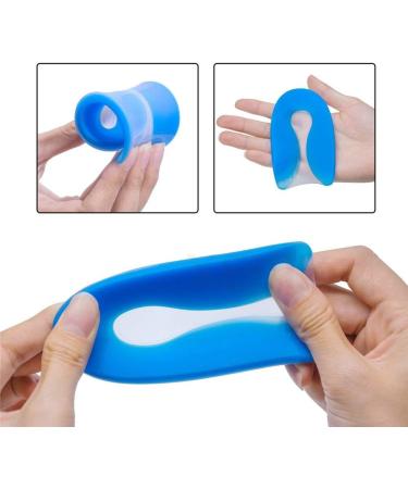 Careor U-Shaped Silicone Heel Pad Inserts | Pain Relief & Shock Absorption for Heel Spurs | Large Size for Optimal Comfort - Buy Online on GoSupps.com