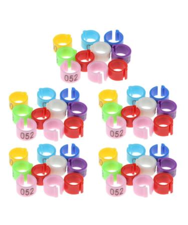 Perfk 50 Multi-Colored Aluminum Pigeon & Chicken Leg Rings - Identification Bands for Birds & Poultry - Buy Online on GoSupps.com
