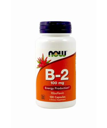 NOW Foods Vitamin B-2 100 mg Caps 2 pk