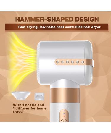 ZCVTBYE 7-in-1 Air Styling System - High-Speed 110 000 RPM Blow Dryer Hot Air Brush Curling Wand & Volumizer (White) - Perfect for Salon Quality Hair at Home - Buy Online on GoSupps.com
