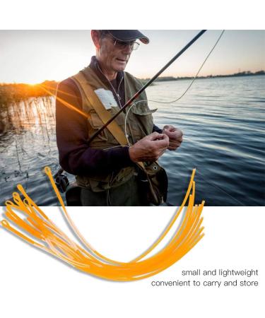 10Pcs Yellow 30LB 50LB Fly Fishing Line Loops Connector - Braided Tackle Accessories for Enhanced Fishing Performance - Buy Online on GoSupps.com