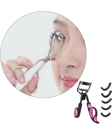 Professional Eyelash Curler with 5 Silicone Refills - Essential Makeup Tool for Women - Buy Online on GoSupps.com
