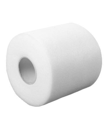 1 Roll Sponge Elastic Tape for Athletes Ankle Tape Tennis Racket Grip Tape Sports Tape Athletic White