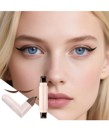 Women's Eye Corner Stamp - Winged Makeup Pen with 2 Water-Resistant Creamy Gel Cosmetics Daily Stencil for Commutes Dates Travel - Buy Online on GoSupps.com