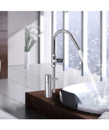 Kylewo Bathe Thermometer - LED Display Shower Water Clock Real-Time Temperature Monitoring (5-85 C) with 360 Rotating Screen - Buy Online on GoSupps.com