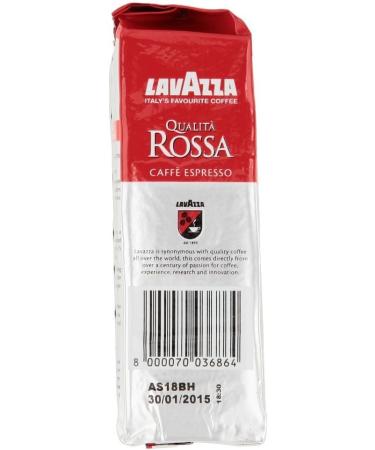  Lavazza Lavazza Quality Rossa Ground Coffee Also for Italian or Piston Coffee Set of 2 2 x 250 g - Buy Online on GoSupps.com