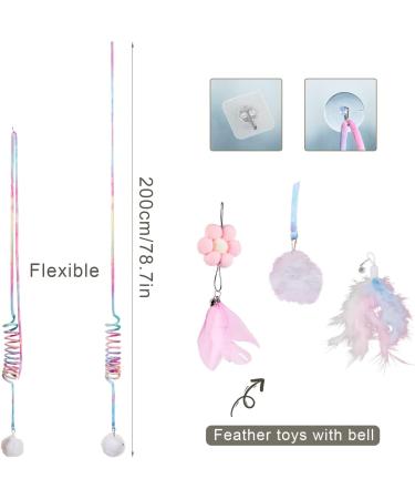 Interactive Bouncing Cat Toys - Wiggly Spring Ball & Door Hanging Bell Toys for Indoor Cats | Eliminate Boredom & Promote Exercise - Buy Online on GoSupps.com