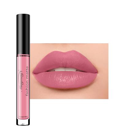 Allbesta Long Lasting Waterproof Liquid Matte Lipstick Matte Lip Gloss Waterproof Makeup Non-stick Cup (4#) - Buy Online on GoSupps.com