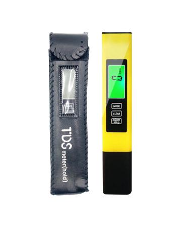 Water Quality Tester - Electronic Water Tester - Professional Drinking Water Testing Pen Multifunctional Digital Water Tester Yellow