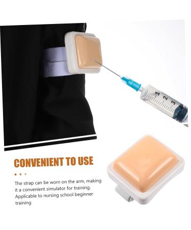 Healvian Syringe Injection Rest Head on Practice Pad - Nursing Trainer & Practice Device - Buy Online on GoSupps.com