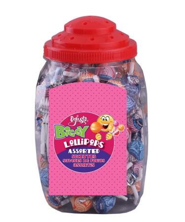 Ogusto Biggy Lollipop Jar 1.4kg (80 Lollipops)