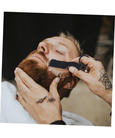 Beavorty 2-Piece Men's Razor Holder & Trimmer - Stainless Steel Vintage Shaving Set for Care & Precision - Buy Online on GoSupps.com