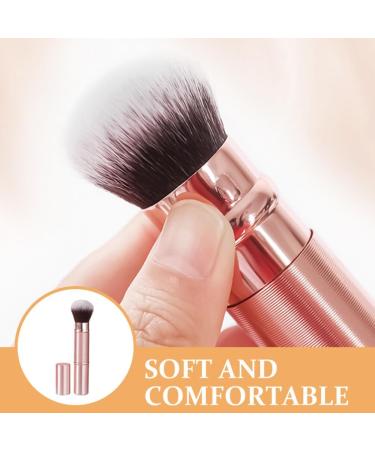 PATKAW Dual-end Makeup Brush Retractable Loose Powder Brush Concealer Brush Foundation Applicator - Buy Online on GoSupps.com