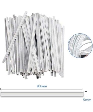 Plastic Strips Nose Wire Double Wire Nose Bridge for Mask 8CM Flat Nose Clips Nose Bridge Bracket DIY Wire for Sewing Crafts (100) - Buy Online on GoSupps.com