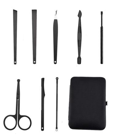 Professional Stainless Steel Manicure Set for Ingrown Toenail Clipper Grooming - Pedicure Kit with Toe Nail Cutter and Cuticle Trimmer (Black&Red 18 In 1) - Buy Online on GoSupps.com